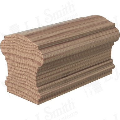 L.J. Smith Non-plowed Handrail · LJ-6900FJ1-HK — stair parts selection with LeviArs Design & Remodeling