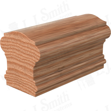 L.J. Smith Non-plowed Handrail · LJ-6900FJ118-O — stair parts selection with LeviArs Design & Remodeling