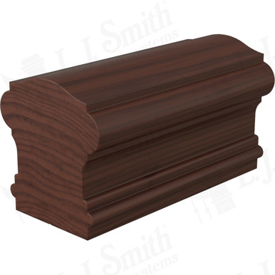 L.J. Smith Non-plowed Handrail · LJ-6900SC-08-W — stair parts selection with LeviArs Design & Remodeling