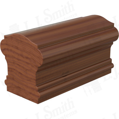 L.J. Smith Non-plowed Handrail · LJ-6900SC-10-HC — stair parts selection with LeviArs Design & Remodeling