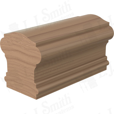 L.J. Smith Non-plowed Handrail · LJ-6900SC-10-P — stair parts selection with LeviArs Design & Remodeling