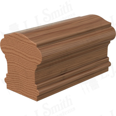 L.J. Smith Non-plowed Handrail · LJ-6900SC-12-WO — stair parts selection with LeviArs Design & Remodeling