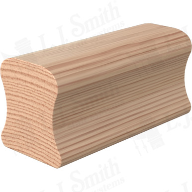 L.J. Smith Non-plowed Handrail · LJ-6A10-08-H — stair parts selection with LeviArs Design & Remodeling