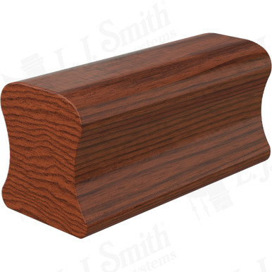 L.J. Smith Non-plowed Handrail · LJ-6A10-10-BRZC — stair parts selection with LeviArs Design & Remodeling