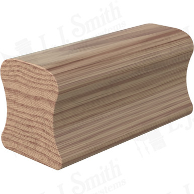 L.J. Smith Non-plowed Handrail · LJ-6A10-10-HK — stair parts selection with LeviArs Design & Remodeling