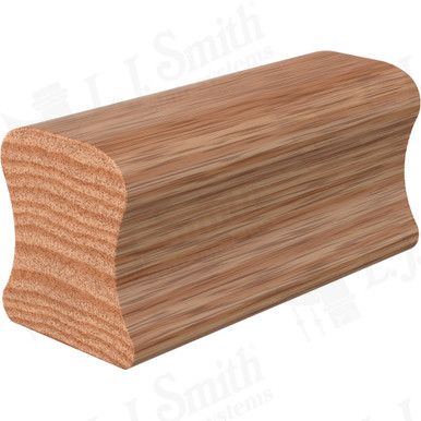 L.J. Smith Non-plowed Handrail · LJ-6A10-10-O — stair parts selection with LeviArs Design & Remodeling