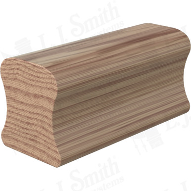 L.J. Smith Non-plowed Handrail · LJ-6A10-12-HK — stair parts selection with LeviArs Design & Remodeling