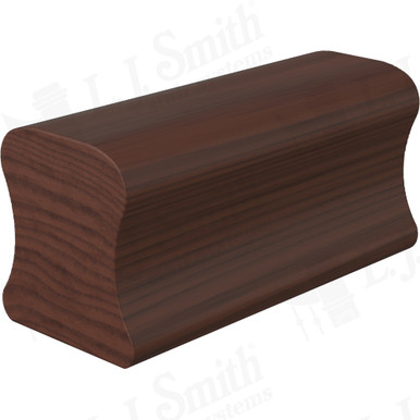 L.J. Smith Non-plowed Handrail · LJ-6A10-12-W — stair parts selection with LeviArs Design & Remodeling