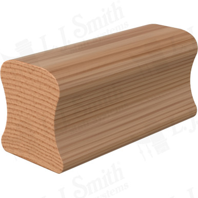 L.J. Smith Non-plowed Handrail · LJ-6A10-16-AL — stair parts selection with LeviArs Design & Remodeling