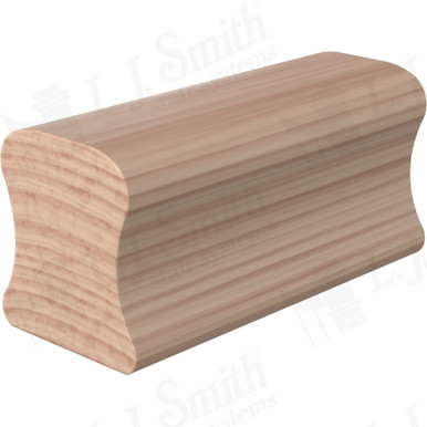 L.J. Smith Non-plowed Handrail · LJ-6A10-16-B — stair parts selection with LeviArs Design & Remodeling