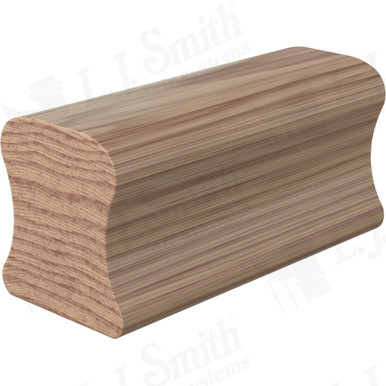 L.J. Smith Non-plowed Handrail · LJ-6A10-16-HK — stair parts selection with LeviArs Design & Remodeling