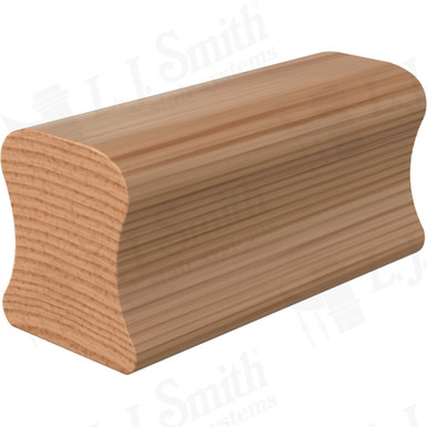 L.J. Smith Non-plowed Handrail · LJ-6A10-18-AL — stair parts selection with LeviArs Design & Remodeling