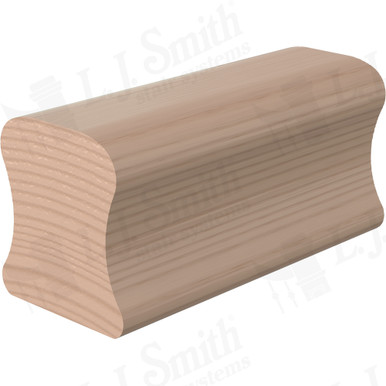 L.J. Smith Non-plowed Handrail · LJ-6A10-18-M — stair parts selection with LeviArs Design & Remodeling