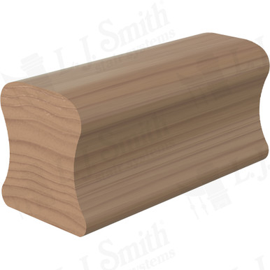 L.J. Smith Non-plowed Handrail · LJ-6A10-20-P — stair parts selection with LeviArs Design & Remodeling