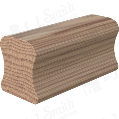 L.J. Smith Non-plowed Handrail · LJ-6A10C-08-HK — stair parts selection with LeviArs Design & Remodeling
