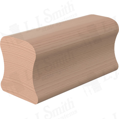 L.J. Smith Non-plowed Handrail · LJ-6A10C-08-HM — stair parts selection with LeviArs Design & Remodeling
