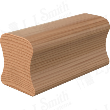 L.J. Smith Non-plowed Handrail · LJ-6A10C-10-AL — stair parts selection with LeviArs Design & Remodeling