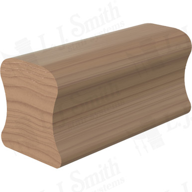 L.J. Smith Non-plowed Handrail · LJ-6A10C-10-P — stair parts selection with LeviArs Design & Remodeling