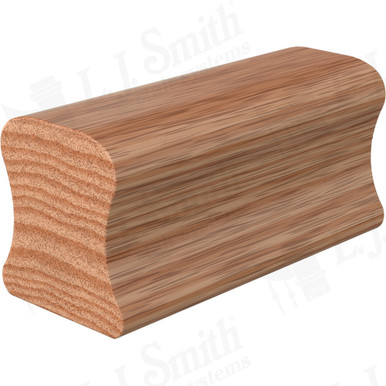 L.J. Smith Non-plowed Handrail · LJ-6A10C-12-O — stair parts selection with LeviArs Design & Remodeling