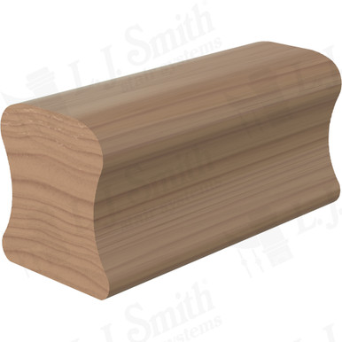L.J. Smith Non-plowed Handrail · LJ-6A10FJ1-P — stair parts selection with LeviArs Design & Remodeling
