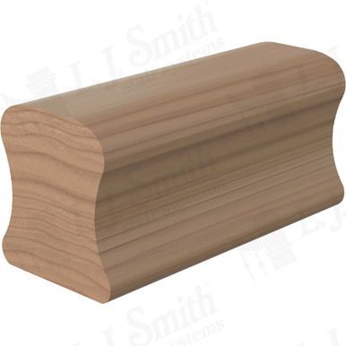L.J. Smith Non-plowed Handrail · LJ-6A10SC-12-P — stair parts selection with LeviArs Design & Remodeling