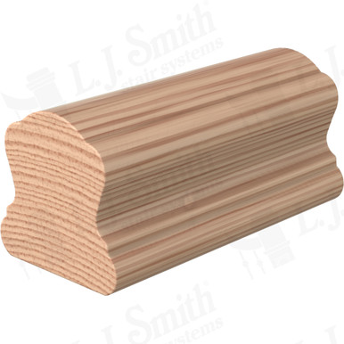 L.J. Smith Non-plowed Handrail · LJ-6B10-08-H — stair parts selection with LeviArs Design & Remodeling