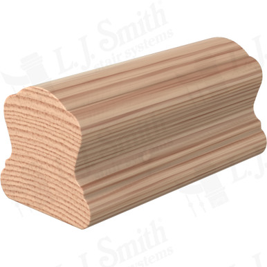 L.J. Smith Non-plowed Handrail · LJ-6B10-10-H — stair parts selection with LeviArs Design & Remodeling