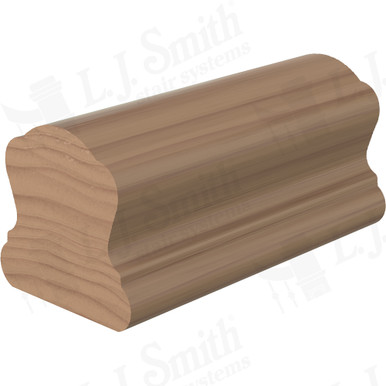 L.J. Smith Non-plowed Handrail · LJ-6B10-12-P — stair parts selection with LeviArs Design & Remodeling