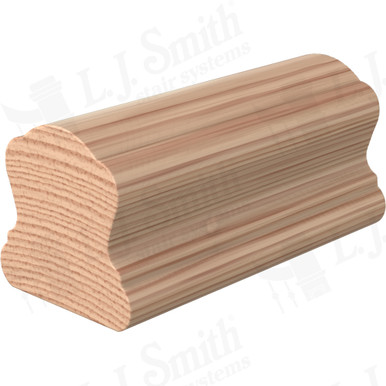 L.J. Smith Non-plowed Handrail · LJ-6B10-14-H — stair parts selection with LeviArs Design & Remodeling