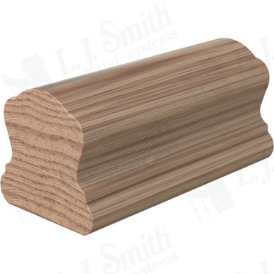 L.J. Smith Non-plowed Handrail · LJ-6B10-14-HK — stair parts selection with LeviArs Design & Remodeling