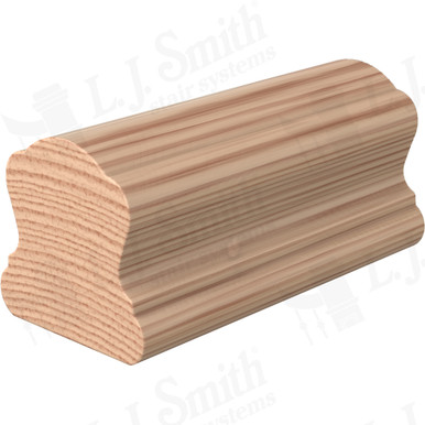L.J. Smith Non-plowed Handrail · LJ-6B10-16-H — stair parts selection with LeviArs Design & Remodeling