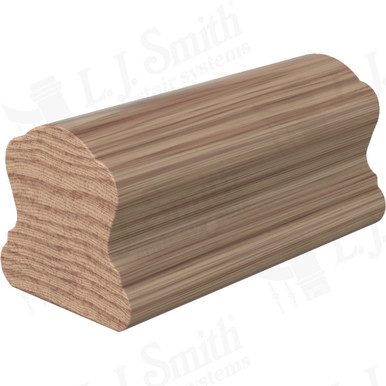 L.J. Smith Non-plowed Handrail · LJ-6B10-16-HK — stair parts selection with LeviArs Design & Remodeling