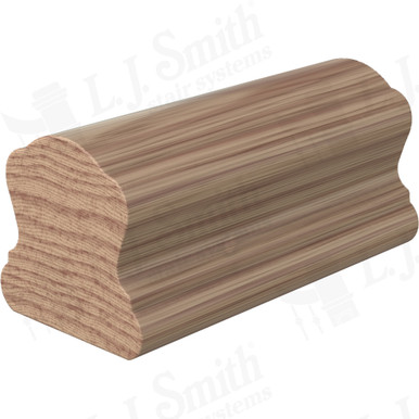 L.J. Smith Non-plowed Handrail · LJ-6B10C-08-HK — stair parts selection with LeviArs Design & Remodeling