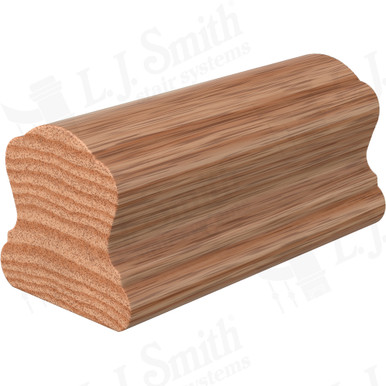L.J. Smith Non-plowed Handrail · LJ-6B10C-08-O — stair parts selection with LeviArs Design & Remodeling