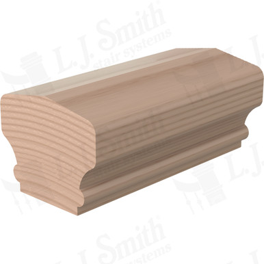 L.J. Smith Non-plowed Handrail · LJ-6C01C-08-M — stair parts selection with LeviArs Design & Remodeling