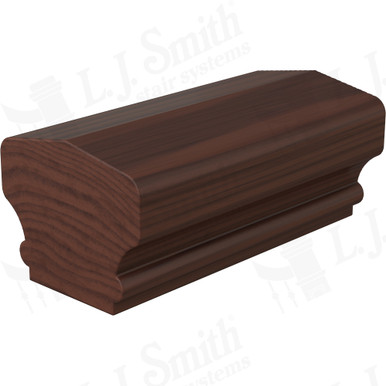 L.J. Smith Non-plowed Handrail · LJ-6C01C-08-W — stair parts selection with LeviArs Design & Remodeling