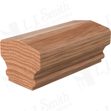 L.J. Smith Non-plowed Handrail · LJ-6C01C-12-O — stair parts selection with LeviArs Design & Remodeling