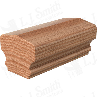 L.J. Smith Non-plowed Handrail · LJ-6C01C-14-O — stair parts selection with LeviArs Design & Remodeling