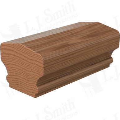 L.J. Smith Non-plowed Handrail · LJ-6C01C-16-WO — stair parts selection with LeviArs Design & Remodeling