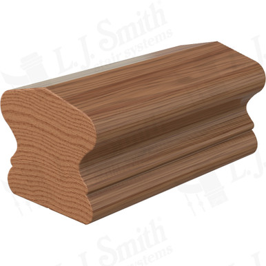 L.J. Smith Non-plowed Handrail · LJ-6P10C-12-WO — stair parts selection with LeviArs Design & Remodeling