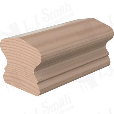 L.J. Smith Non-plowed Handrail · LJ-6P10C-14-M — stair parts selection with LeviArs Design & Remodeling