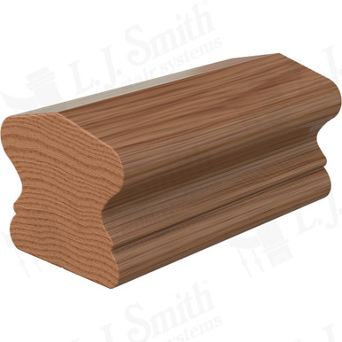 L.J. Smith Non-plowed Handrail · LJ-6P10CFJ1-WO — stair parts selection with LeviArs Design & Remodeling