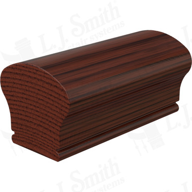 L.J. Smith Non-plowed Handrail · LJ-6W09-08-MH — stair parts selection with LeviArs Design & Remodeling