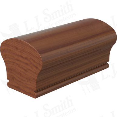 L.J. Smith Non-plowed Handrail · LJ-6W09SC-08-C — stair parts selection with LeviArs Design & Remodeling