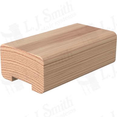L.J. Smith Plowed Handrail · LJ-6000-14-H — stair parts selection with LeviArs Design & Remodeling