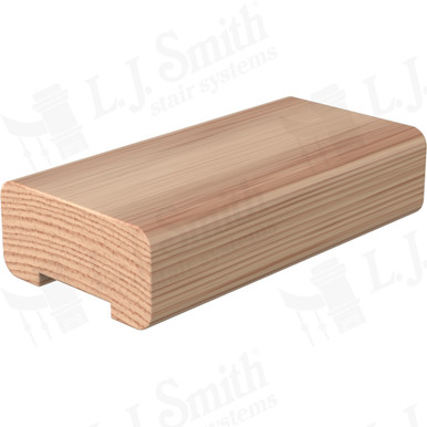 L.J. Smith Plowed Handrail · LJ-6000C-10-H — stair parts selection with LeviArs Design & Remodeling