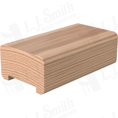L.J. Smith Plowed Handrail · LJ-6001-08-H — stair parts selection with LeviArs Design & Remodeling