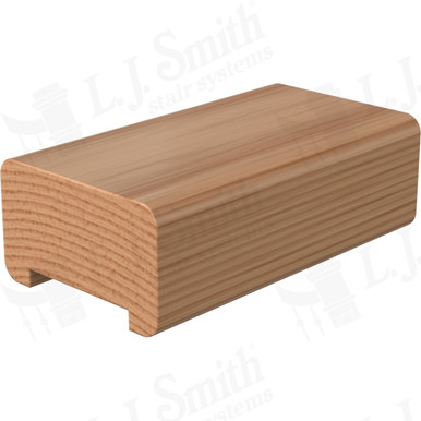 L.J. Smith Plowed Handrail · LJ-6001-12-AL — stair parts selection with LeviArs Design & Remodeling