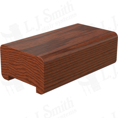 L.J. Smith Plowed Handrail · LJ-6001-12-BRZC — stair parts selection with LeviArs Design & Remodeling