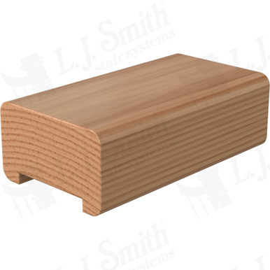 L.J. Smith Plowed Handrail · LJ-6001-14-AL — stair parts selection with LeviArs Design & Remodeling